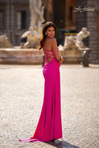 La Femme Dress 32321 - HOT FUCHSIA