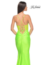 La Femme Dress 32322 - BRIGHT GREEN