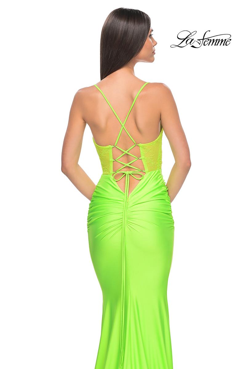La Femme Dress 32322 - BRIGHT GREEN