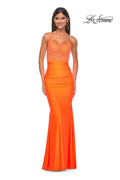 La Femme Dress 32325 - BRIGHT ORANGE