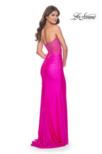 La Femme Dress 32326 - HOT FUCHSIA