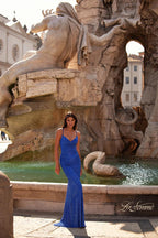La Femme Dress 32327 - ROYAL BLUE