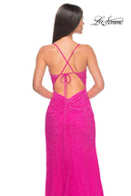 La Femme Dress 32328 - HOT PINK