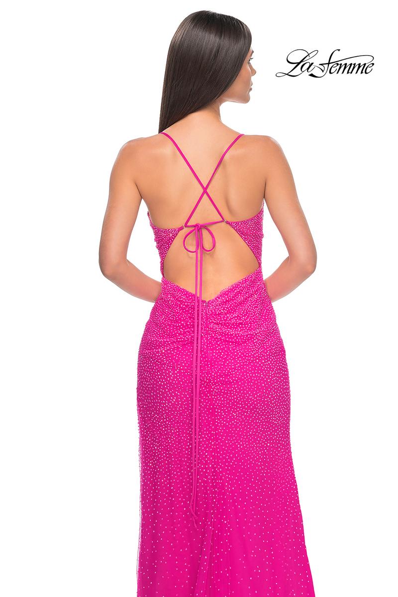 La Femme Dress 32328 - HOT PINK