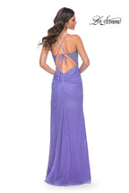 La Femme Dress 32328 - PERIWINKLE