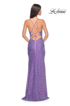 La Femme Dress 32330 - PURPLE