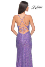 La Femme Dress 32330 - PURPLE