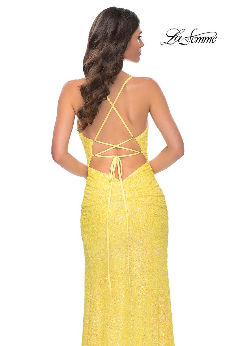 La Femme Dress 32330 - YELLOW