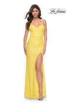 La Femme Dress 32330 - YELLOW