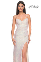 La Femme Dress 32331 - LIGHT BLUSH