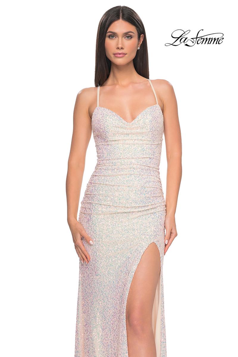 La Femme Dress 32331 - LIGHT BLUSH