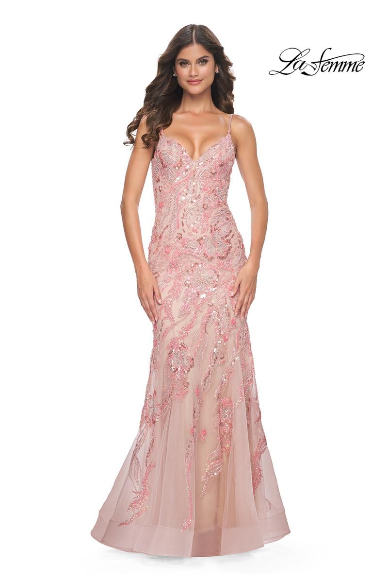 La Femme Dress 32333 - CORAL