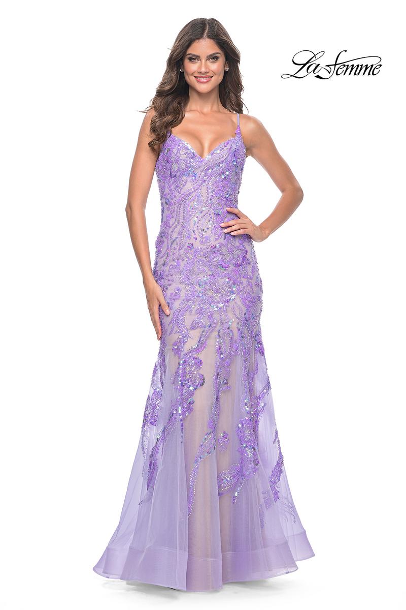 La Femme Dress 32333 - LAVENDER