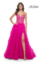 La Femme Dress 32334 - HOT FUCHSIA