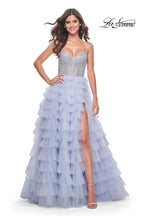 La Femme Dress 32335 - LIGHT PERIWINKLE