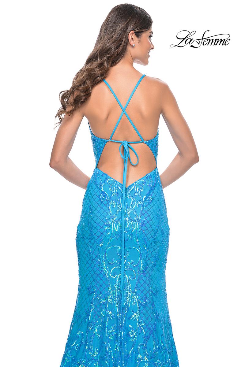 La Femme Dress 32337 - AQUA
