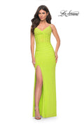 La Femme Dress 32338 - BRIGHT GREEN