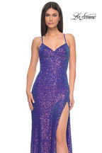 La Femme Dress 32339 - INDIGO