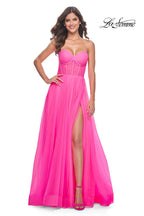 La Femme Dress 32341 - NEON PINK
