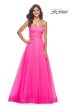 La Femme Dress 32341 - NEON PINK