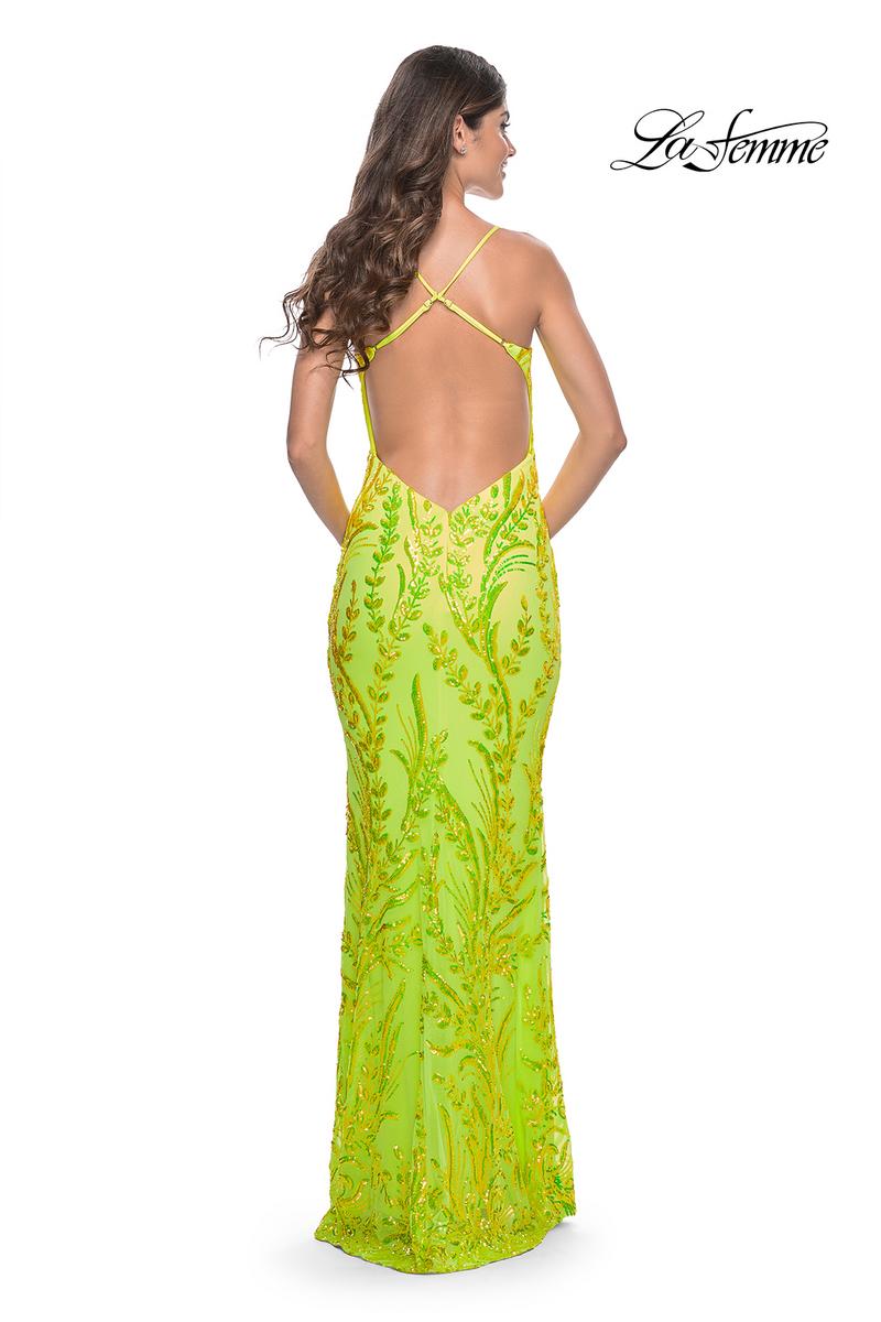 La Femme Dress 32343 - BRIGHT GREEN