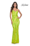 La Femme Dress 32343 - BRIGHT GREEN