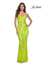 La Femme Dress 32343 - BRIGHT GREEN