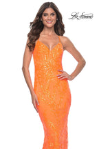 La Femme Dress 32343 - ORANGE