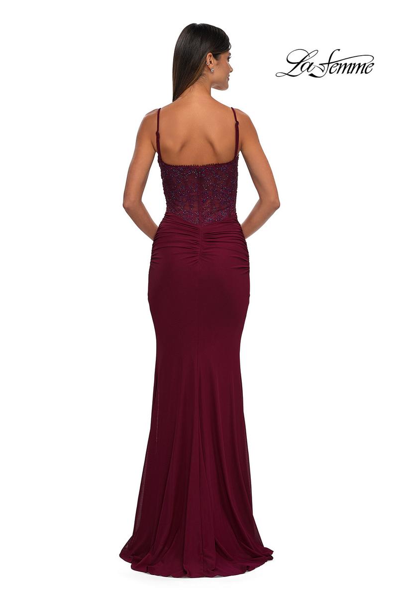 La Femme Dress 32357 - Dark Berry