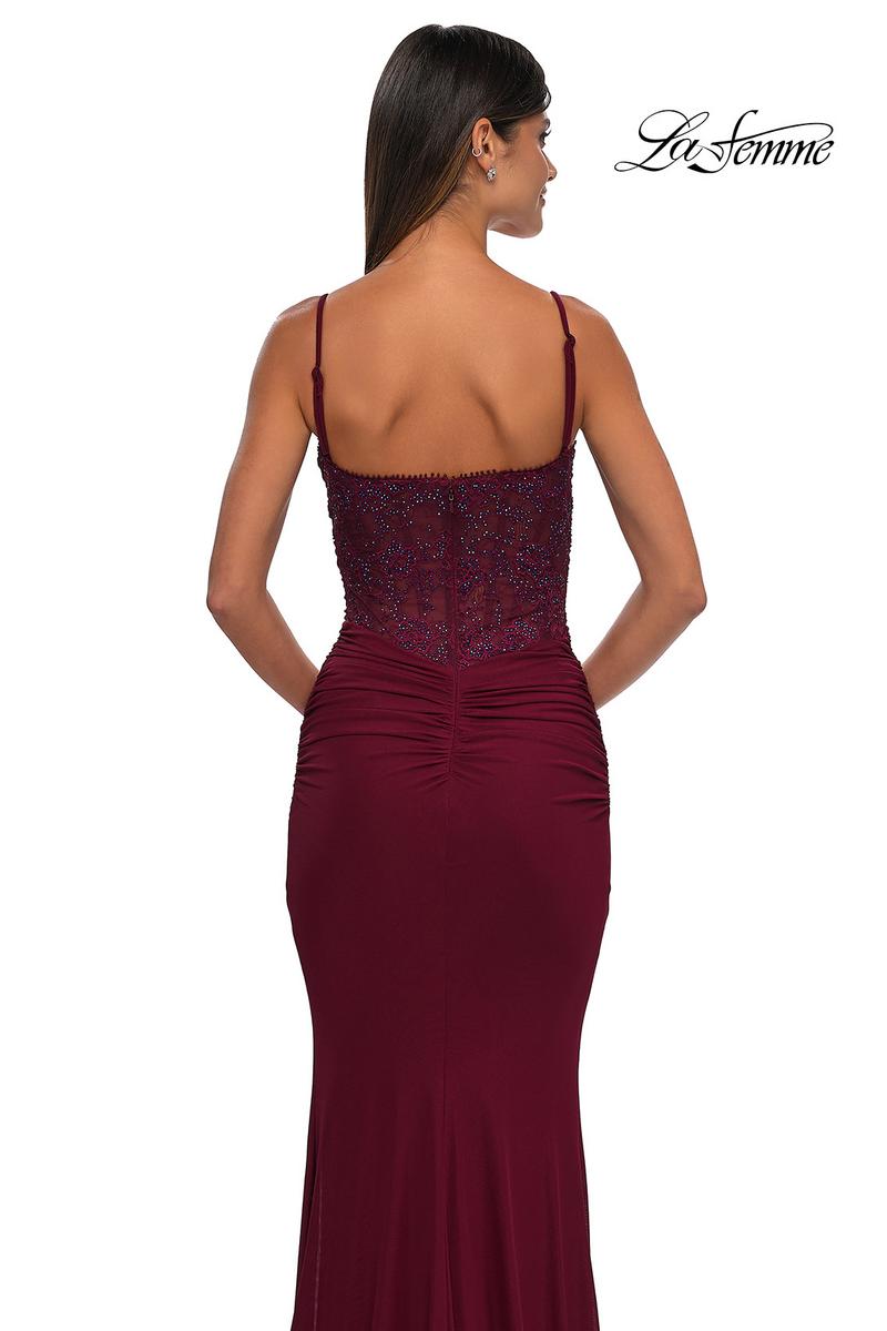 La Femme Dress 32357 - Dark Berry