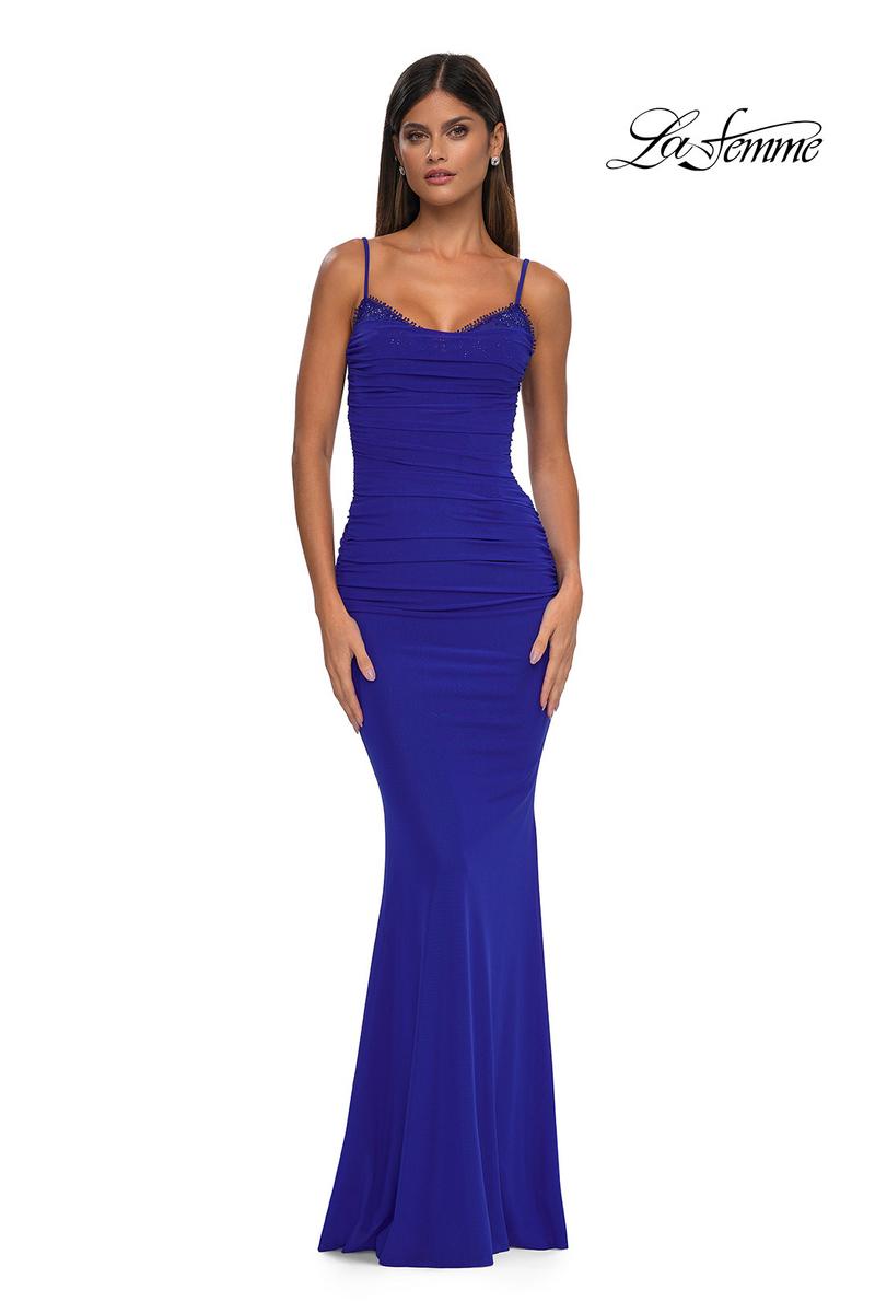 La Femme Dress 32357 - Royal Blue