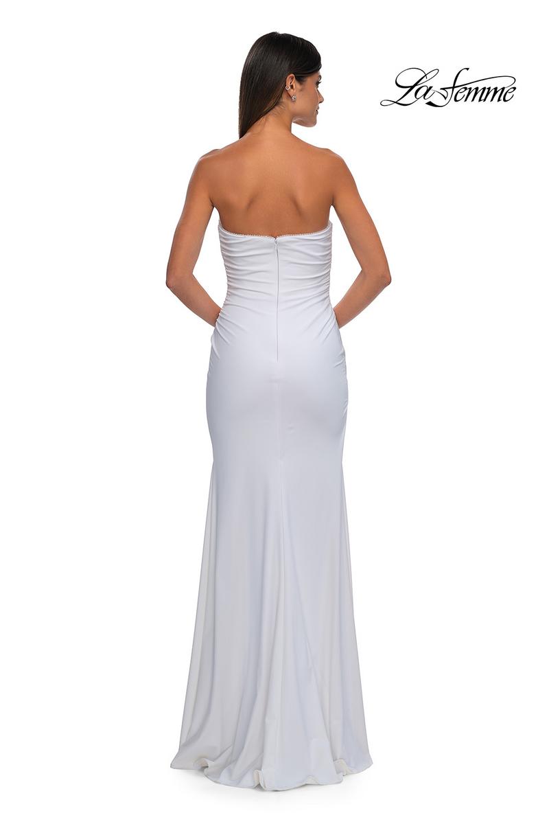 La Femme Dress 32360 - White