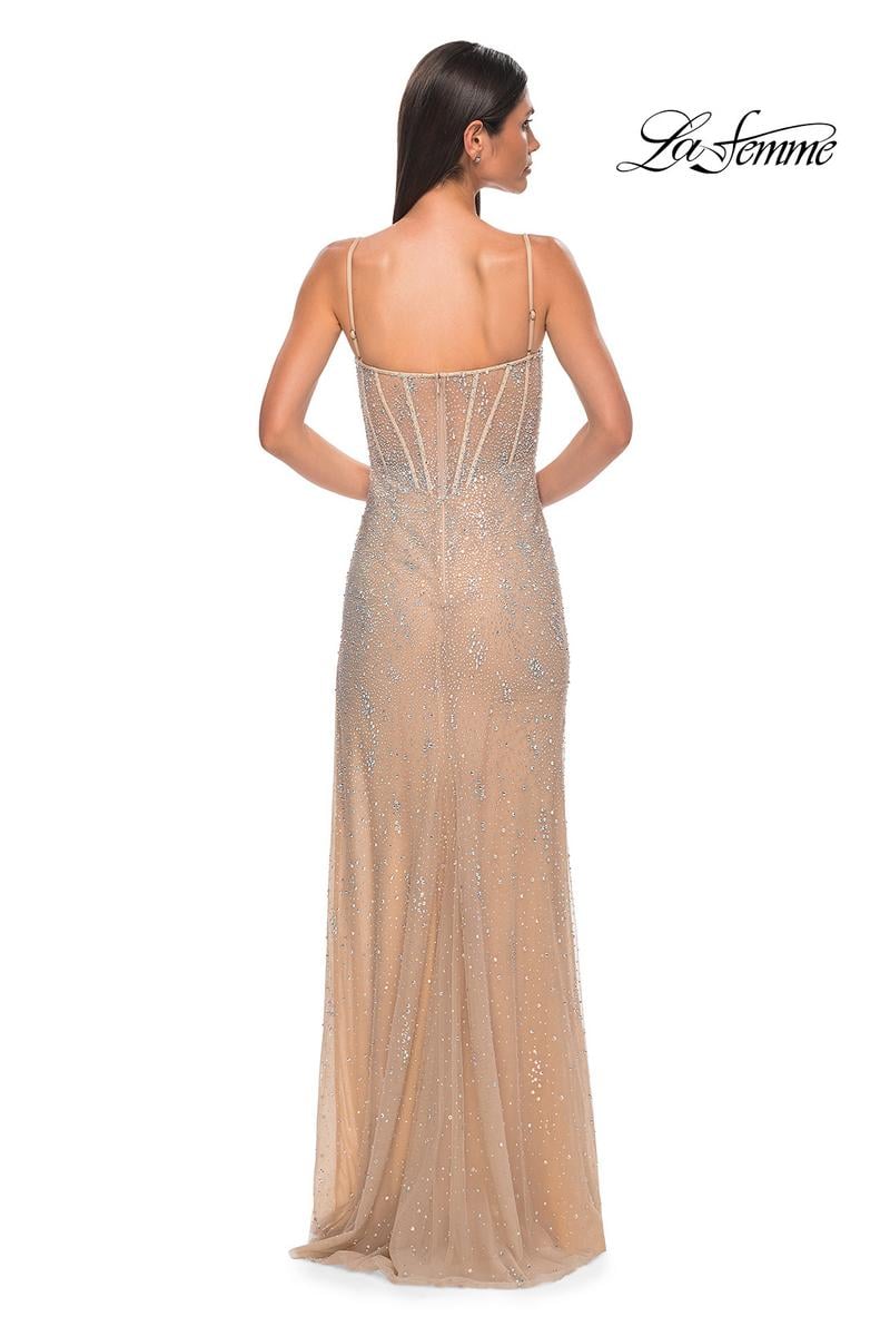 La Femme Dress 32366 - Nude