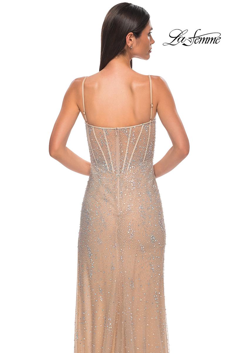 La Femme Dress 32366 - Nude