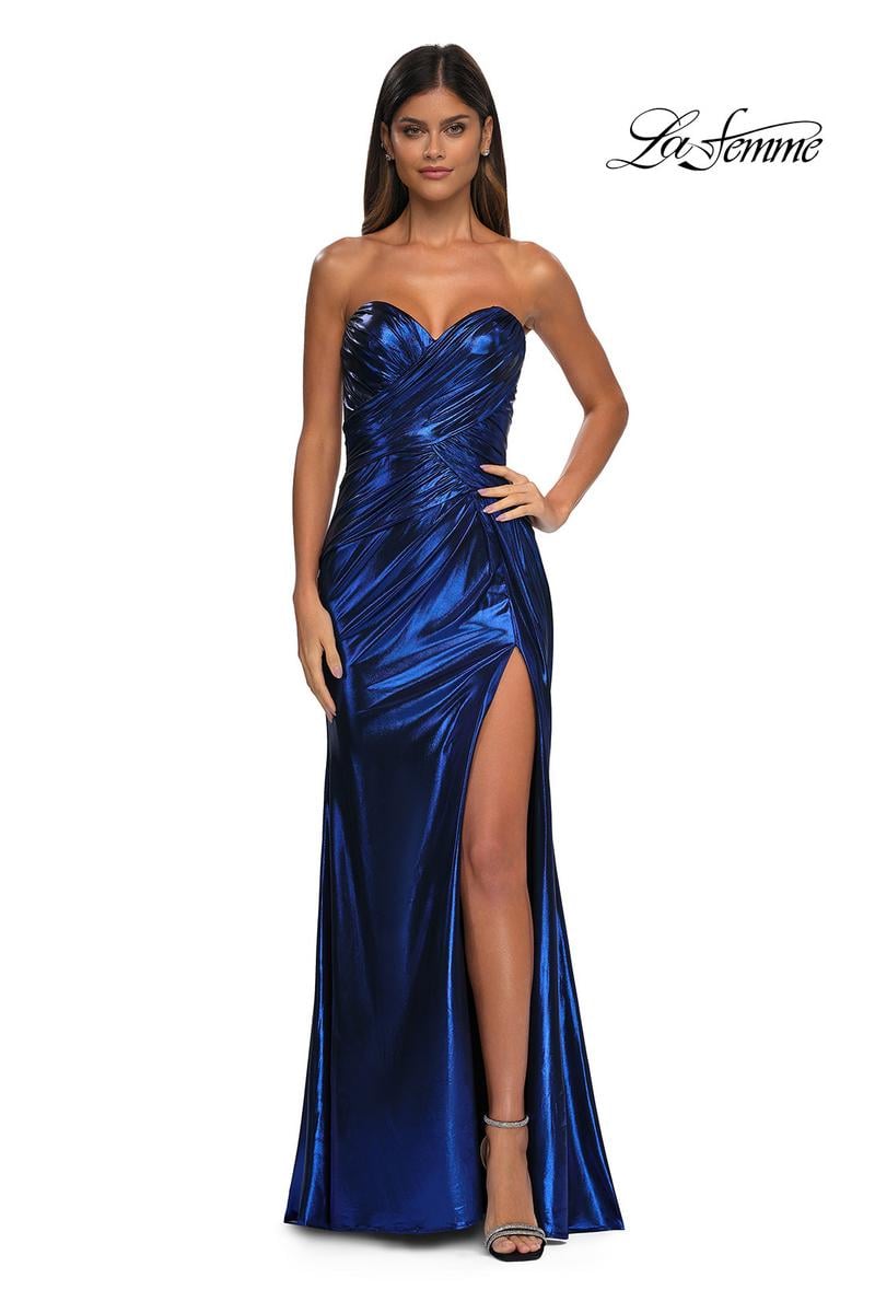 La Femme Dress 32375 - Royal Blue
