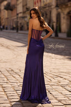 La Femme Dress 32375 - Royal Purple