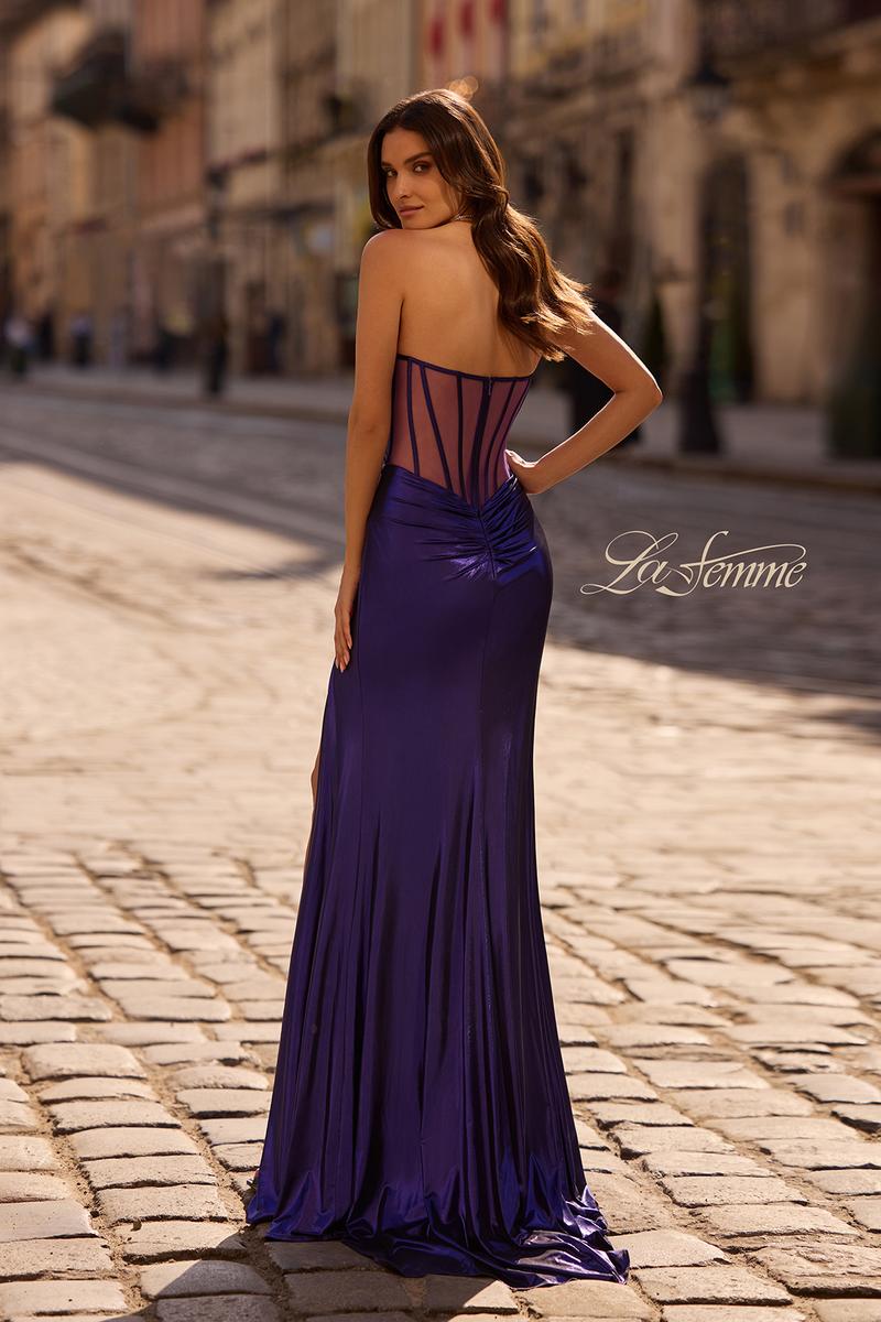 La Femme Dress 32375 - Royal Purple
