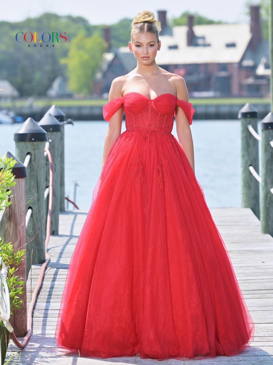 Colors Dress Dress 3240 - Red