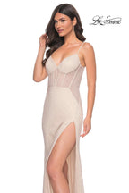 La Femme Dress 32408 - CHAMPAGNE