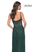 La Femme Dress 32409 - DARK EMERALD