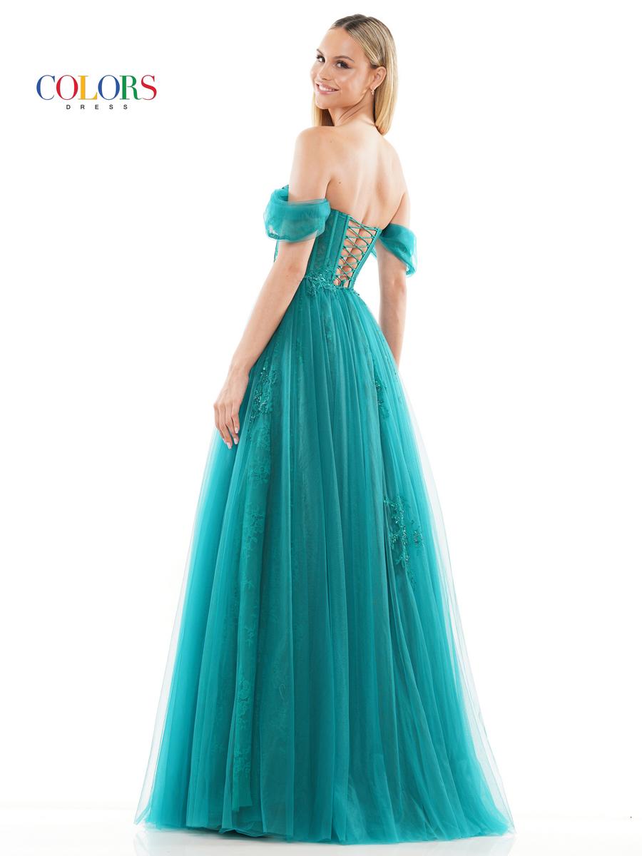 Colors Dress Dress 3240 - Deep Green