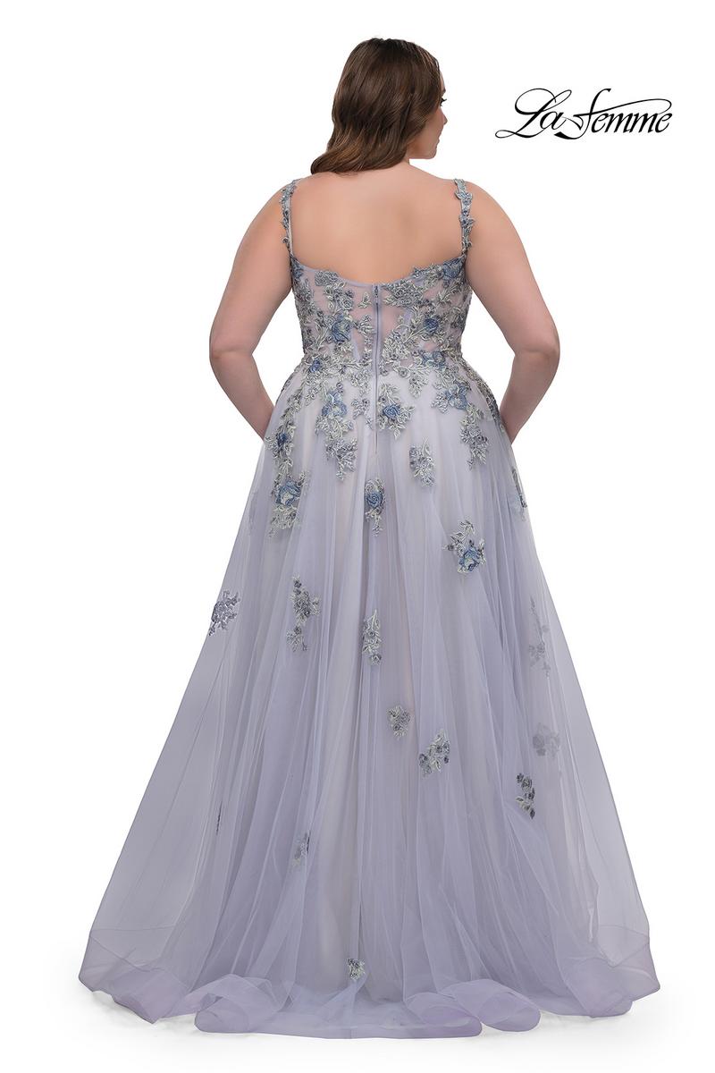 La Femme Curve Dress 32412 - Lavender