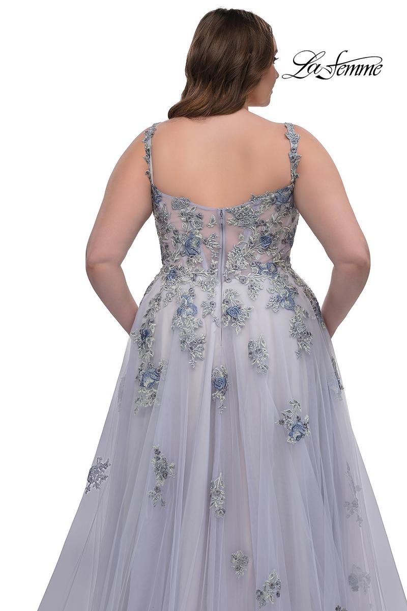 La Femme Curve Dress 32412 - Lavender