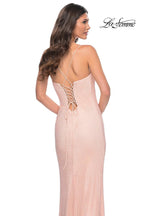 La Femme Dress 32416 - PEACH
