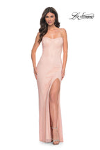 La Femme Dress 32416 - PEACH