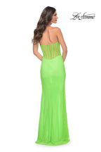 La Femme Dress 32417 - BRIGHT GREEN