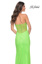 La Femme Dress 32417 - BRIGHT GREEN