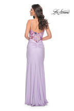 La Femme Dress 32419 - LIGHT PERIWINKLE