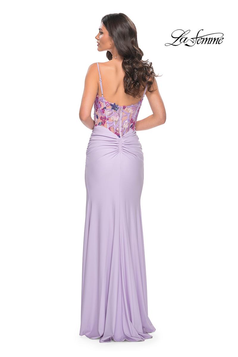 La Femme Dress 32419 - LIGHT PERIWINKLE