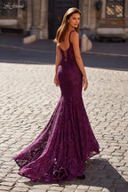 La Femme Dress 32420 - DARK BERRY